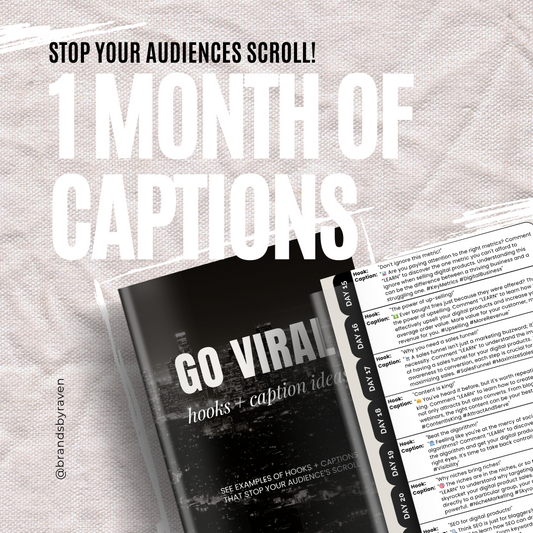 1 Month Viral Captions Guide with MRR